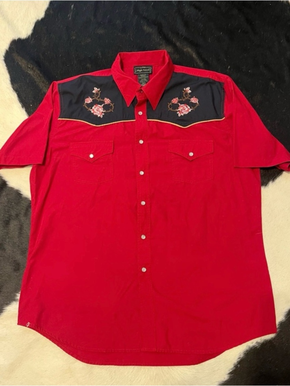 Mens Western Pearl Snap